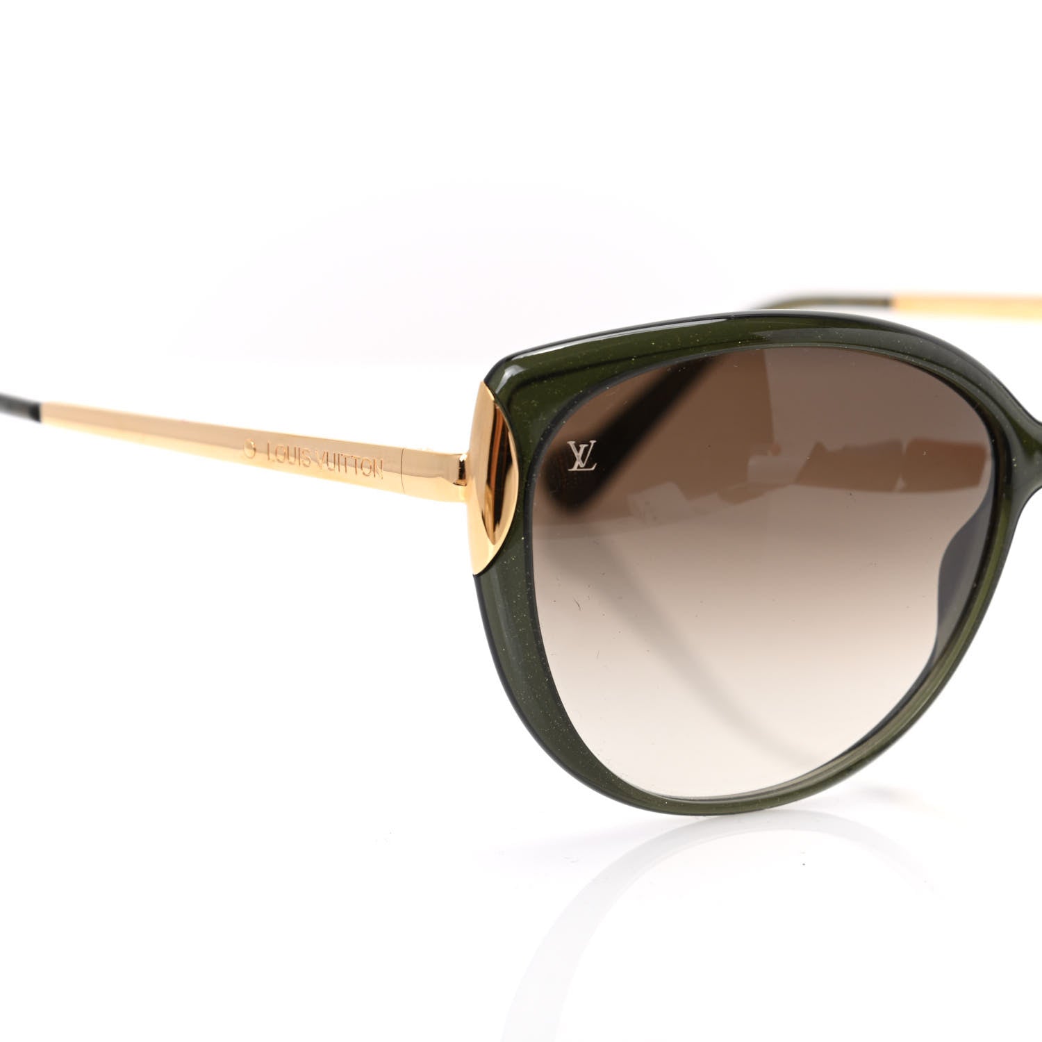 Louis Vuitton Garance Sunglasses Z0753W Green Glitter 7 of 8
