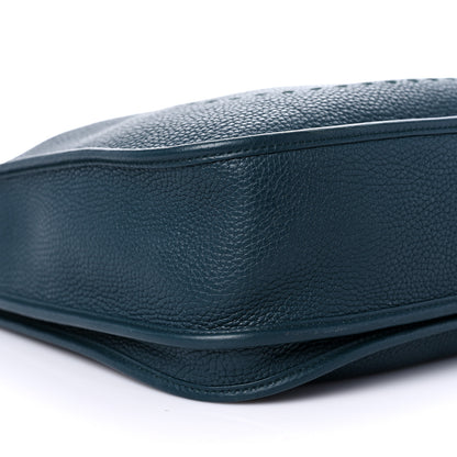 Hermes Taurillon Clemence Evelyne III GM Vert Cypress 8 of 12