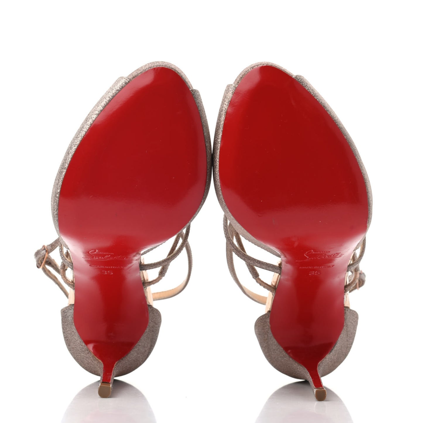 Mini Glitter Specchio Holly Alta 120 Pumps 35 Courtisane