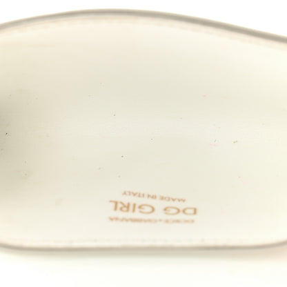 Dolce & Gabbana Calfskin Micro DG Girls Shoulder Bag White 5 of 13