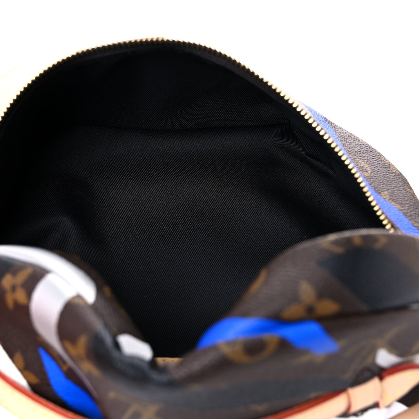 X LOL Monogram Bumbag Blue Silver