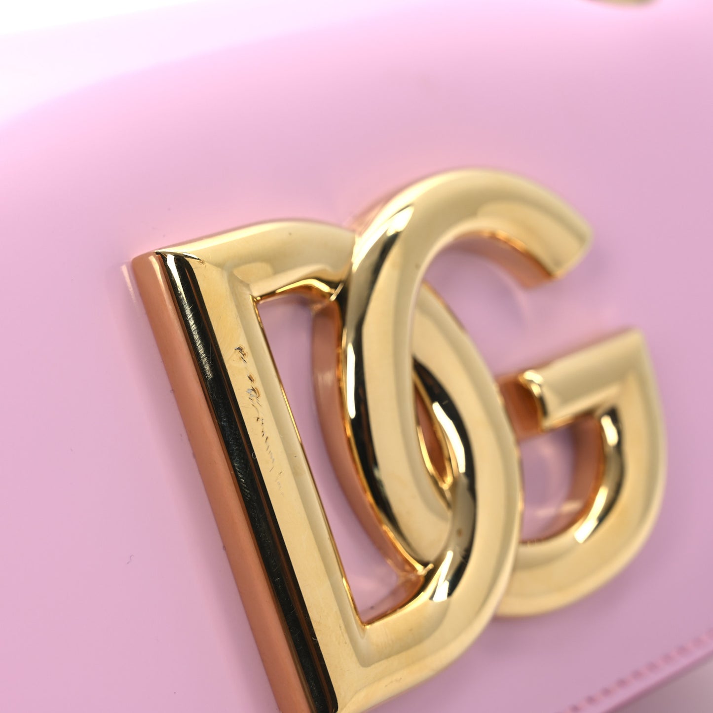 DOLCE GABBANA Patent DG Girls Phone Shoulder Bag Candy