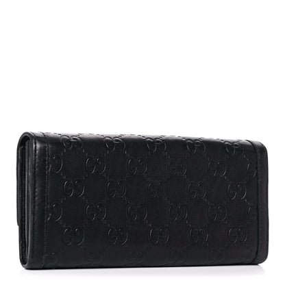 Gucci Guccissima Sukey Continental Wallet Continental Wallet Black 3 of 12