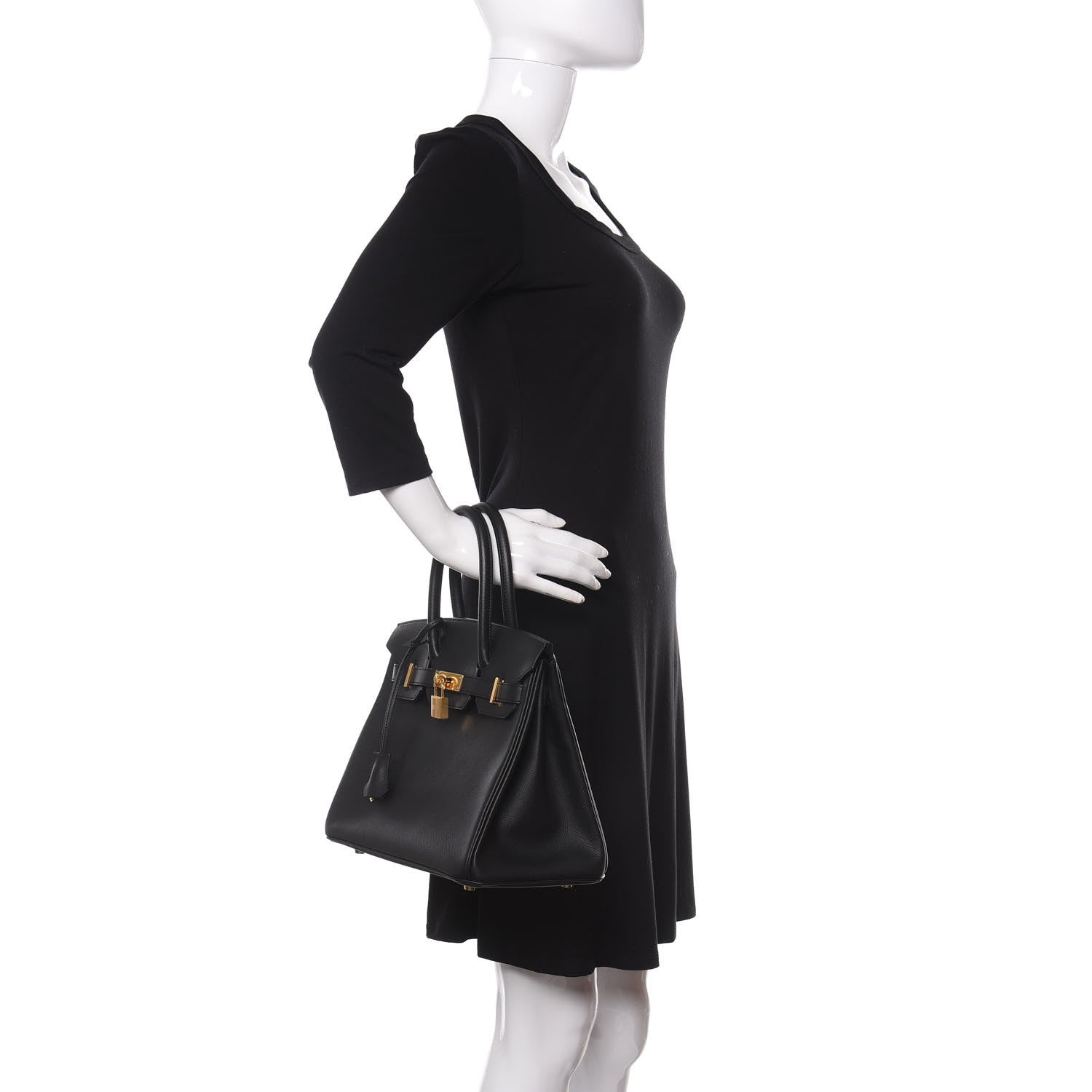 Hermes Epsom Birkin 30 Black 2 of 11