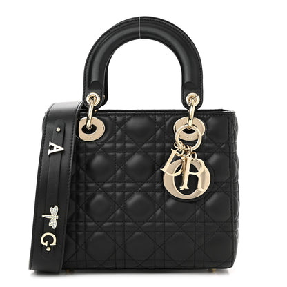 Christian Dior Lambskin Cannage Small My ABCDior Lady Dior Black 1 of 11
