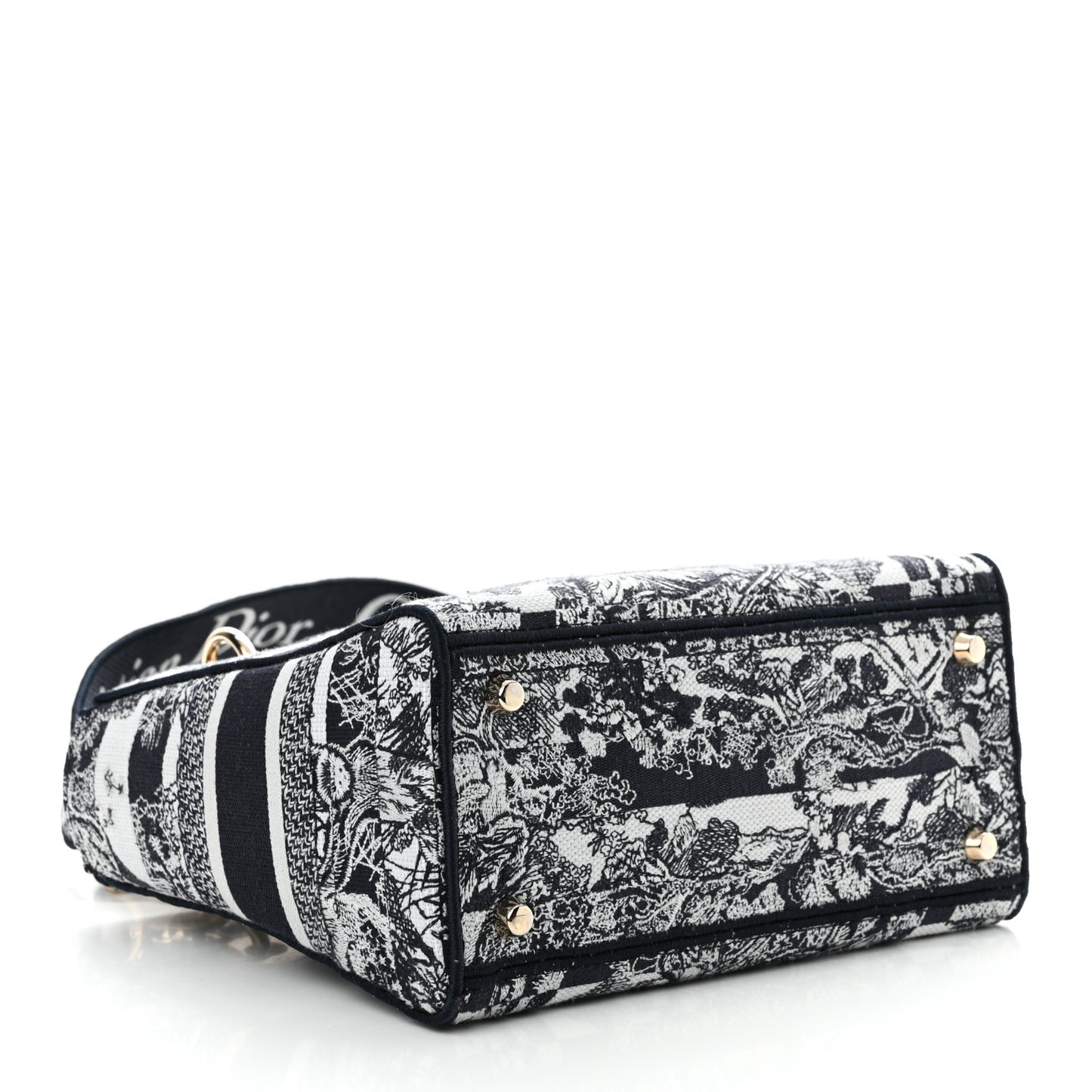 Canvas Toile De Jouy Embroidered Medium Lady D-Lite