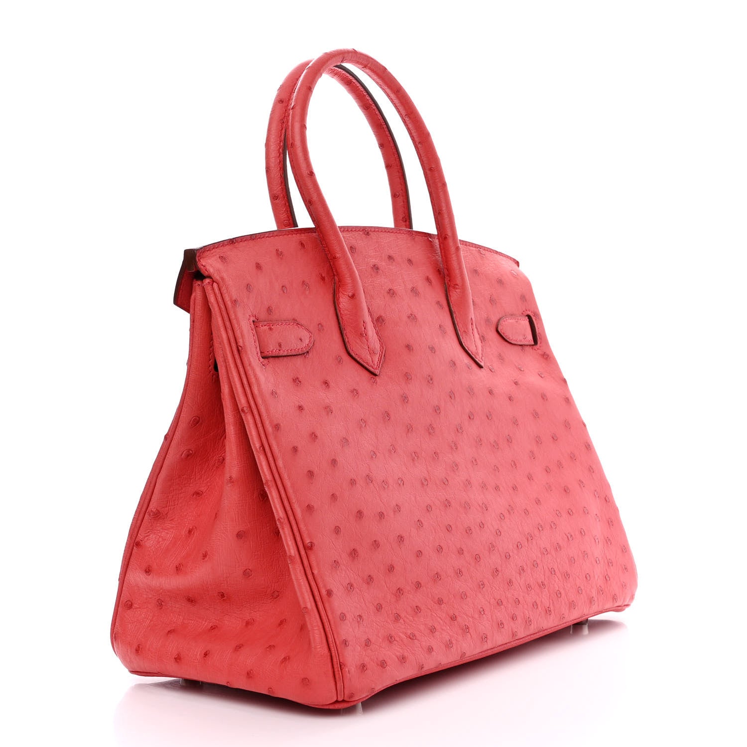Hermes Ostrich Birkin 30 Bougainvillea 3 of 13