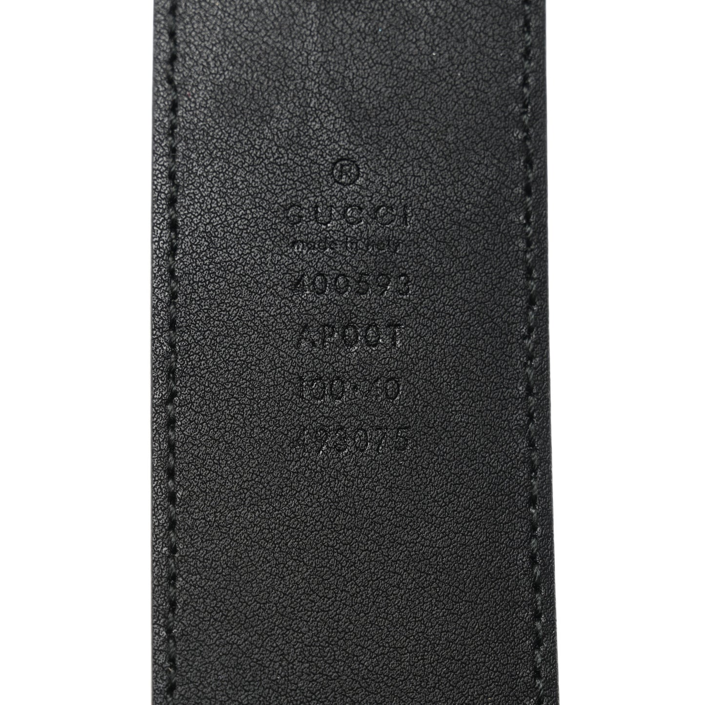 Calfskin Double G 40mm Belt 100 40 Black