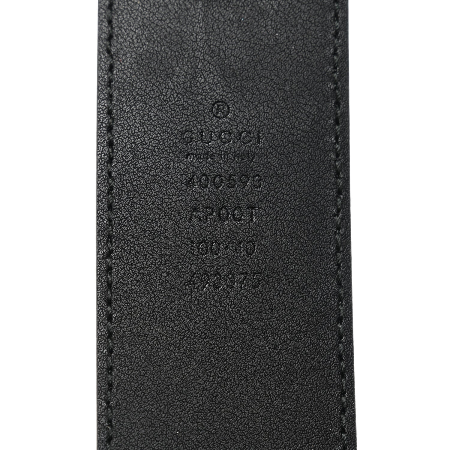 Gucci Calfskin Double G 40mm Belt 100 40 Black 4 of 4