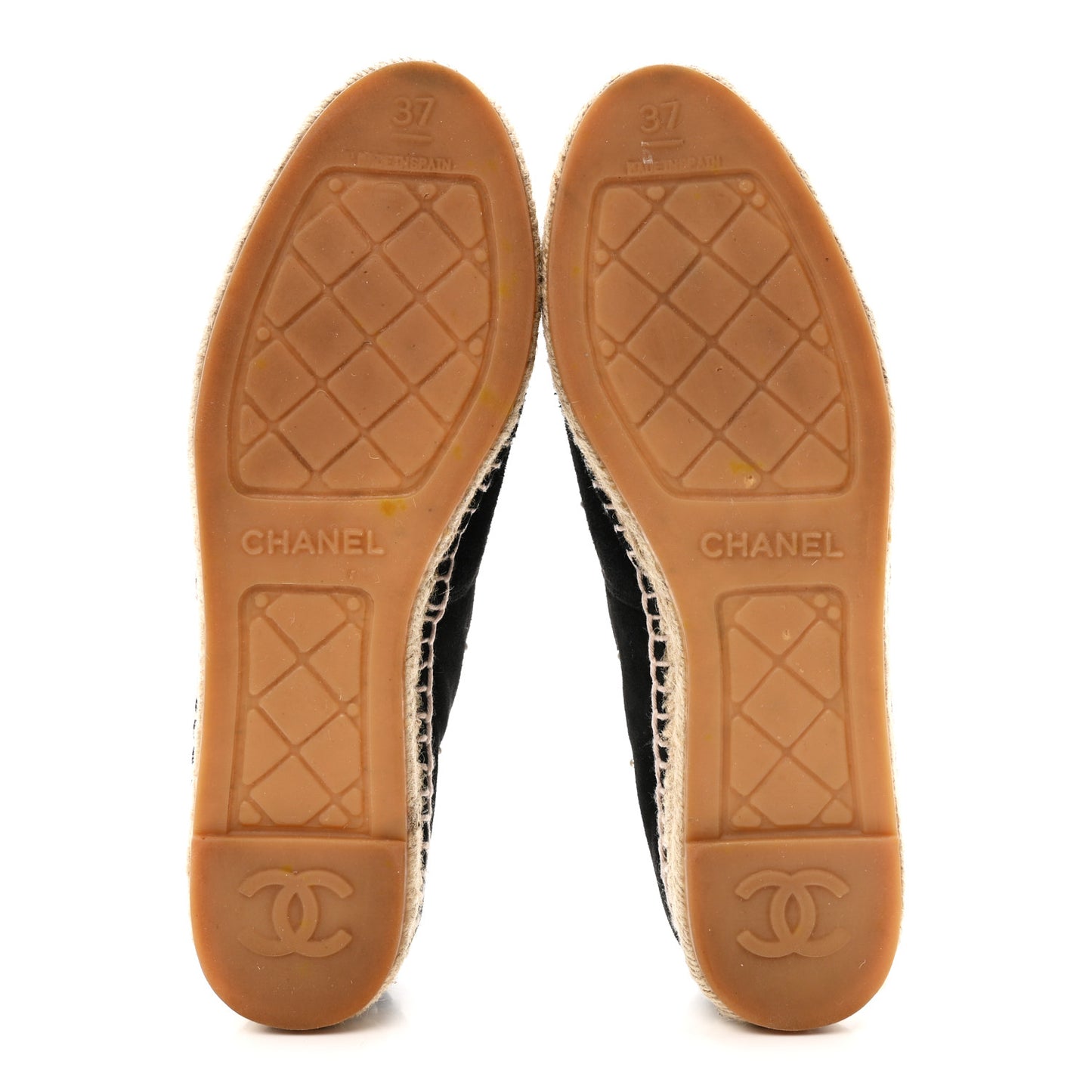 Suede Pearl CC Espadrilles 37 Black