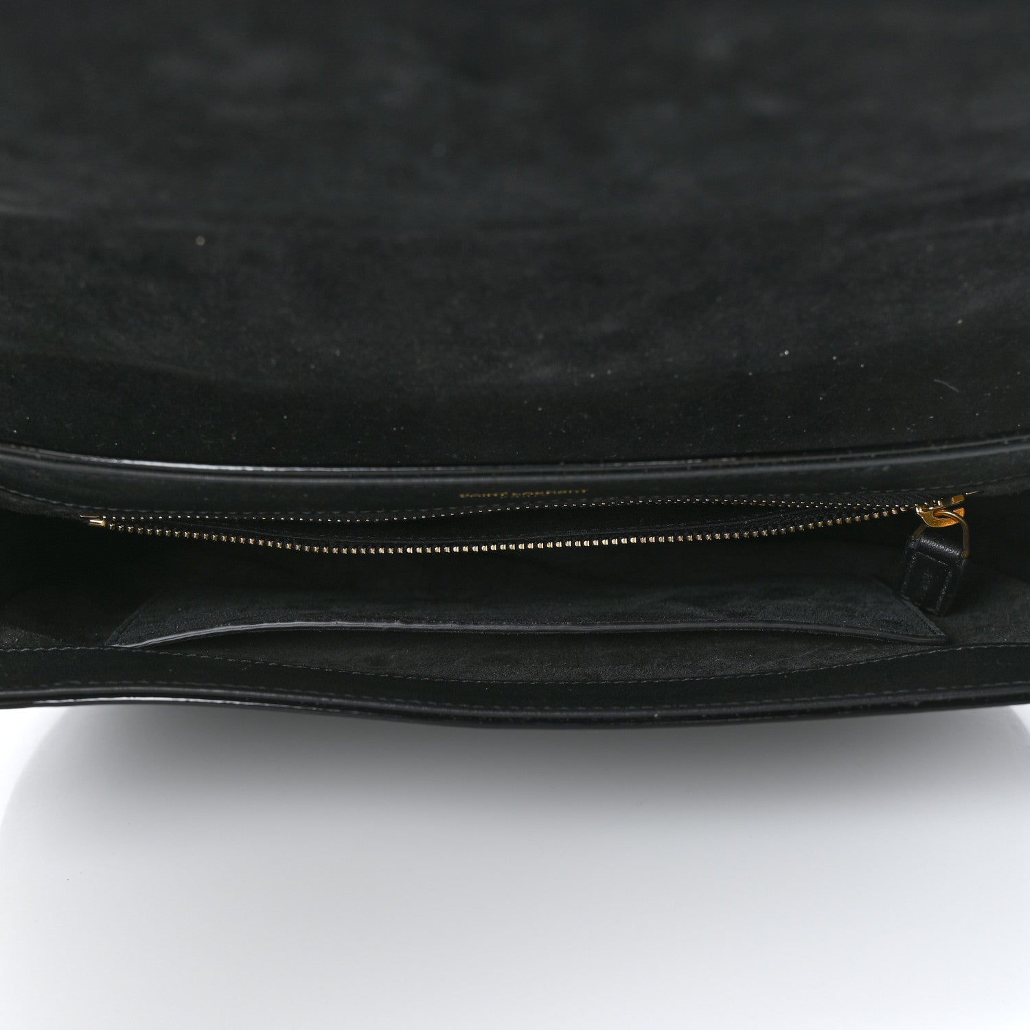 Saint Laurent Patent Y Quilted Joan Satchel Black 4 of 7