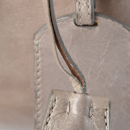 Prada Vitello Shine Top Handle Bowler Pomice 11 of 17