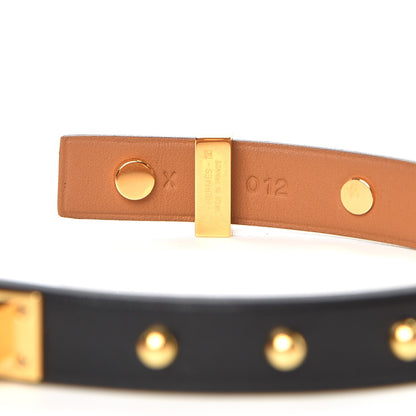 Hermes Swift Mini Dog Clous Ronds Bracelet T3 Black 4 of 6