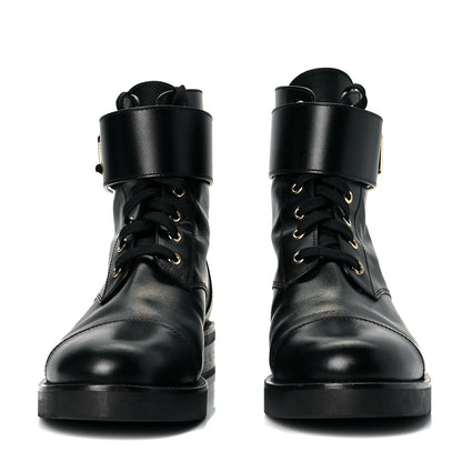 Louis Vuitton Calfskin Wonderland Ranger Boots 39.5 Black 3 of 8