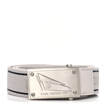 Louis Vuitton Americas Cup Belt 90 36 Grey 1 of 6