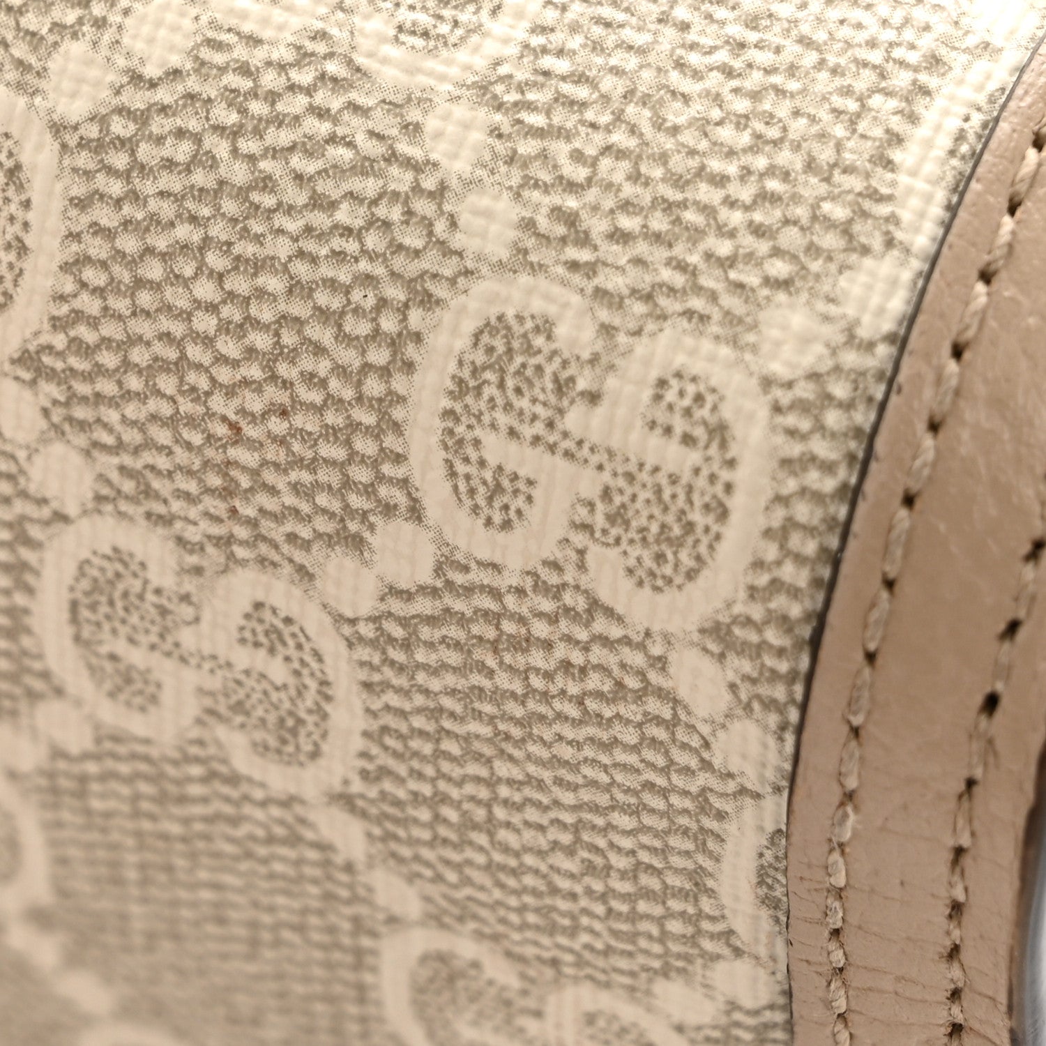 Gucci GG Supreme Monogram Textured Dollar Calfskin Super Mini Dionysus Shoulder Bag Beige Mystic White Oatmeal 12 of 12