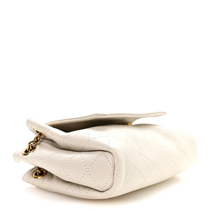 Saint Laurent Lambskin Quilted Monogram Mini Nolita Blanc Vintage 4 of 10