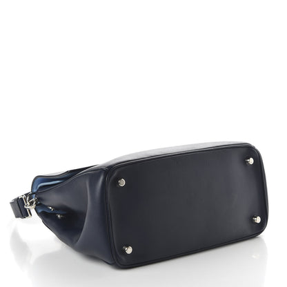 Christian Dior Smooth Calfskin Small Tri-Color Be Dior Flap Navy Blue 4 of 9