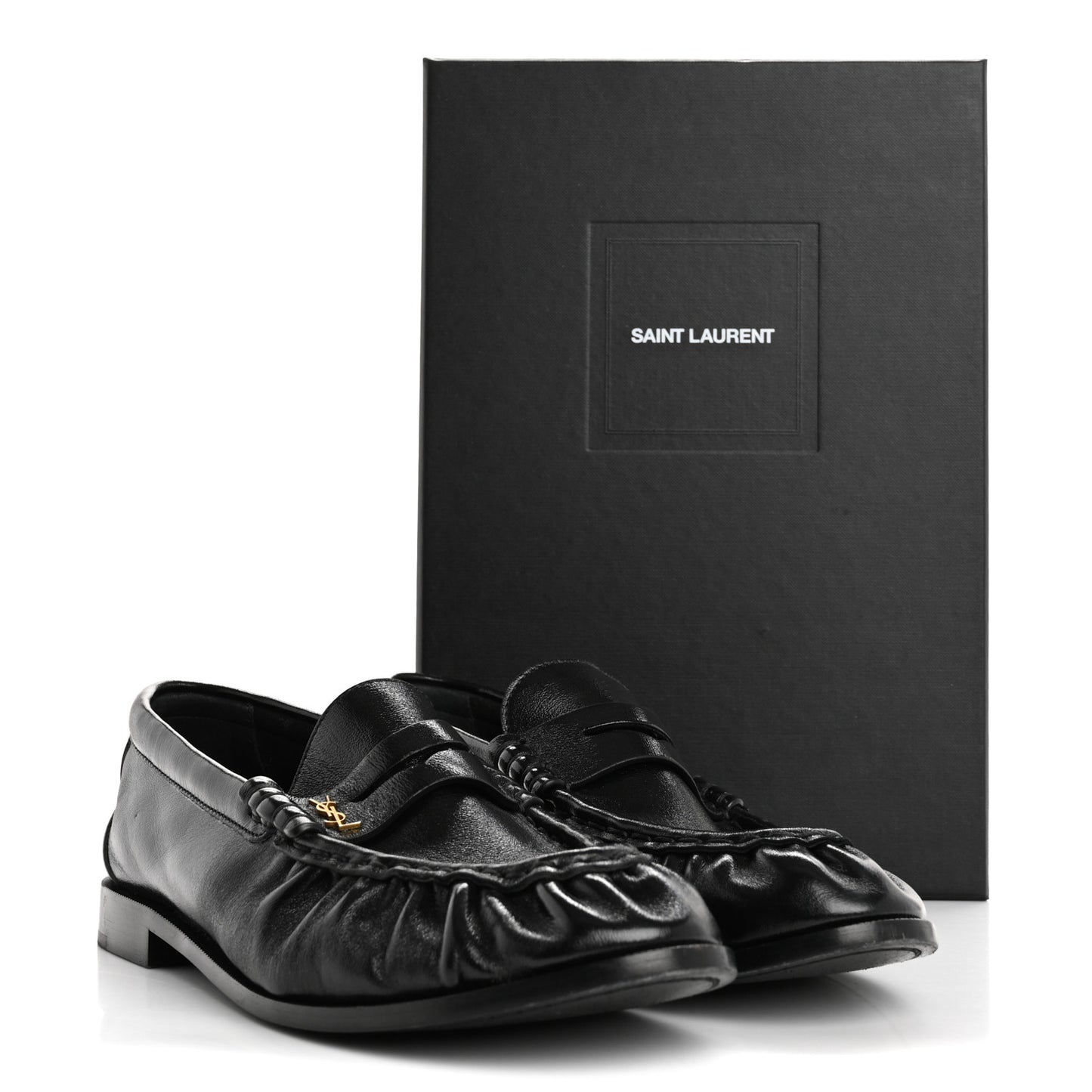 Nappa Sugar Le Loafer 15 Penny Slippers 40.5 Black
