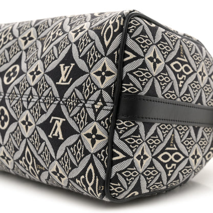 Louis Vuitton Jacquard Since 1854 Speedy Bandouliere 25 Grey 9 of 13