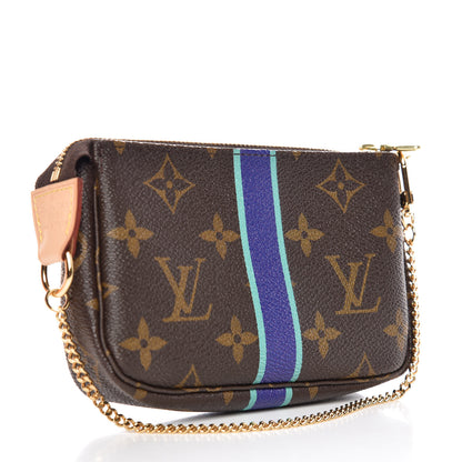 Louis Vuitton Monogram My LV Heritage Mini Pochette Accessories Violet Vert Clair 3 of 7