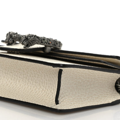 Gucci Dollar Calfskin Crystal Super Mini Dionysus Shoulder Bag Mystic White Black Diamond 8 of 8