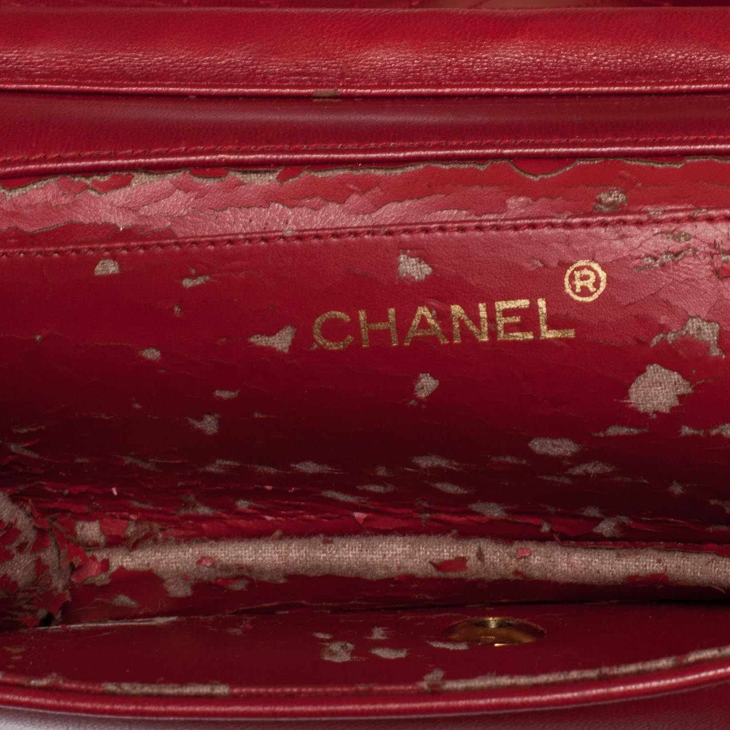 Chanel Lambskin Small Flap Red 8 of 8