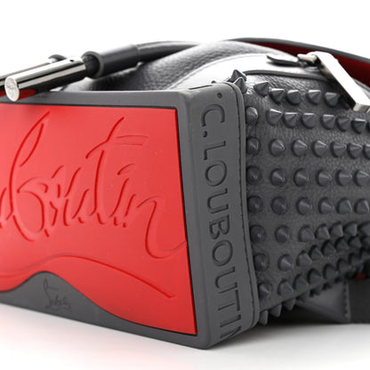 Christian Louboutin Calfskin Spiked Small Explorafunk Backpack Grey 10 of 14