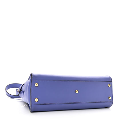 Fendi Vitello Seta Medium Peekaboo Iconic Satchel Viola Cassis 4 of 9