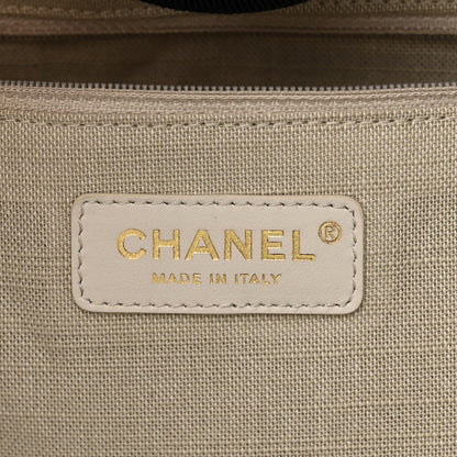 Chanel Mixed Fibers Small Deauville Tote Black 8 of 12