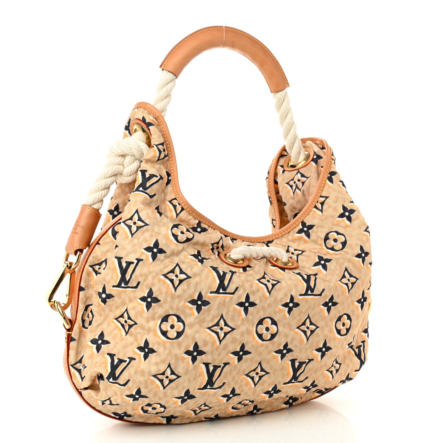 Louis Vuitton Canvas Monogram Cruise Bulles MM Natural 3 of 11