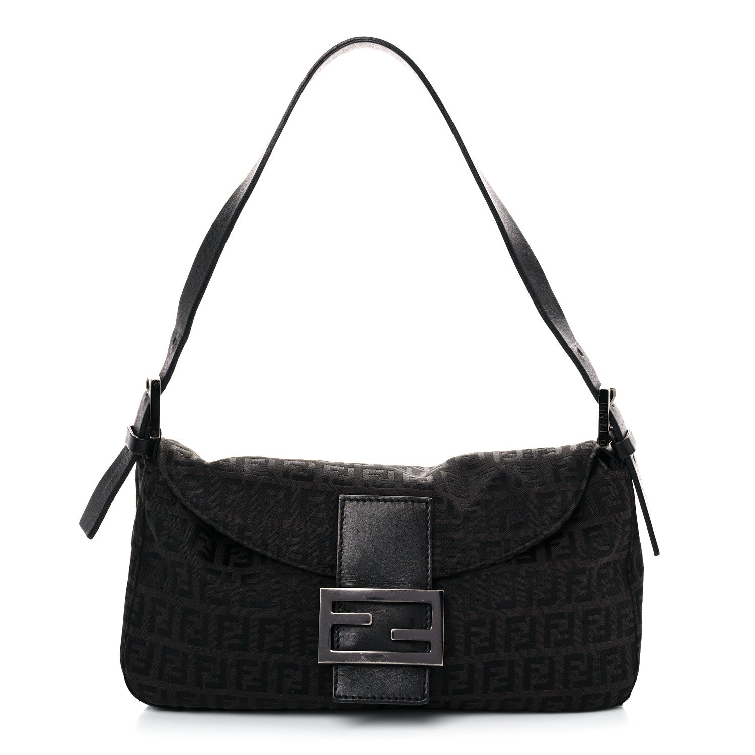 Fendi Zucca Baguette Black 1 of 20