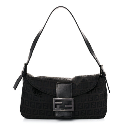 Fendi Zucca Baguette Black 1 of 20