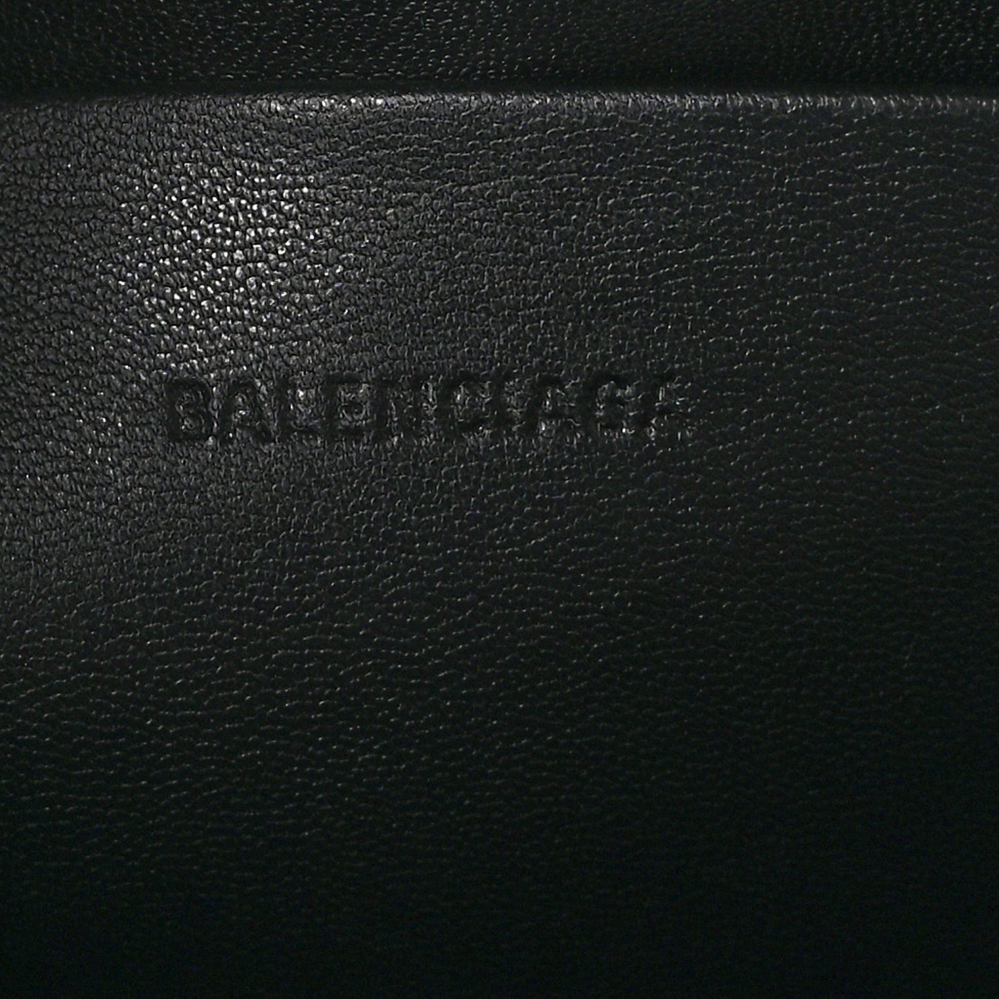 Textured Calfskin Camera Bag Black