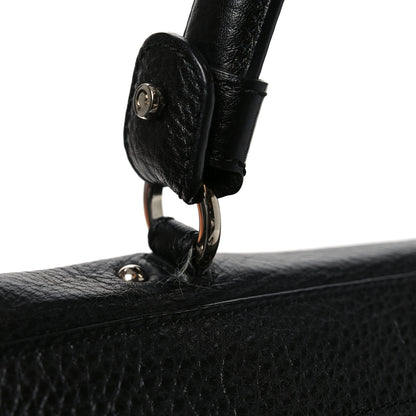 Salvatore Ferragamo Calfskin Large Sofia Shoulder Bag Black 10 of 10