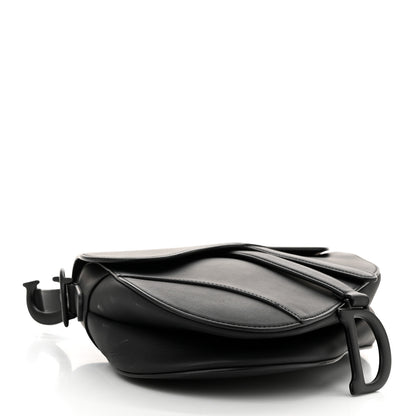 Christian Dior Ultra Matte Calfskin Saddle Bag Black 5 of 10