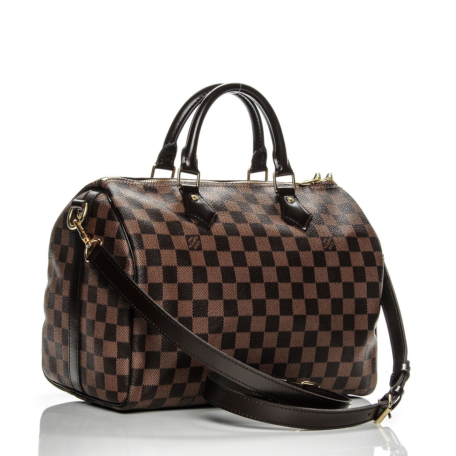 Louis Vuitton Damier Ebene Speedy Bandouliere 30 3 of 7