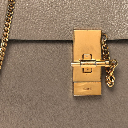 Chloe Grained Lambskin Drew Shoulder Bag Motty Grey 7 of 17