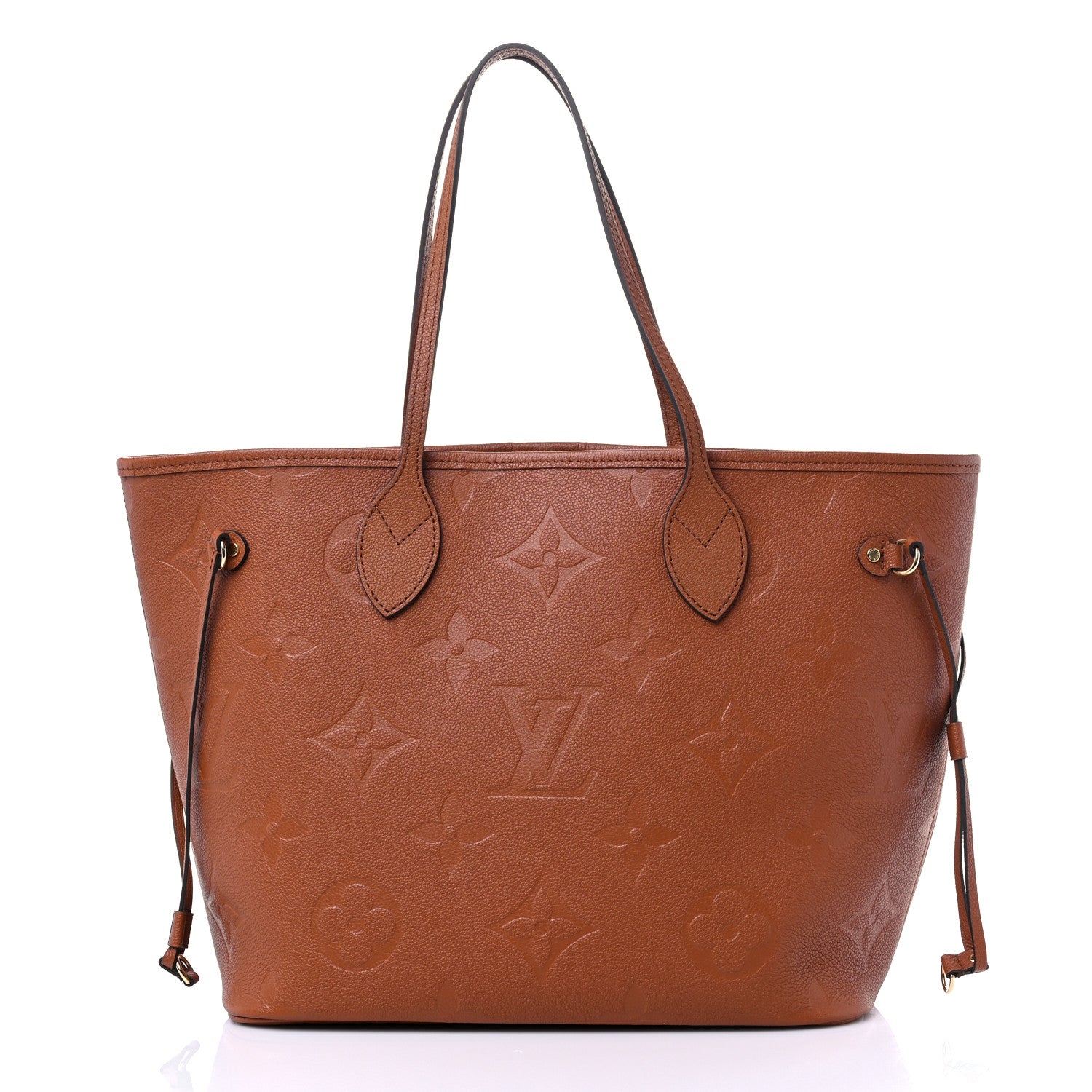 Louis Vuitton Empreinte Monogram Giant Neverfull MM Cognac 2 of 9