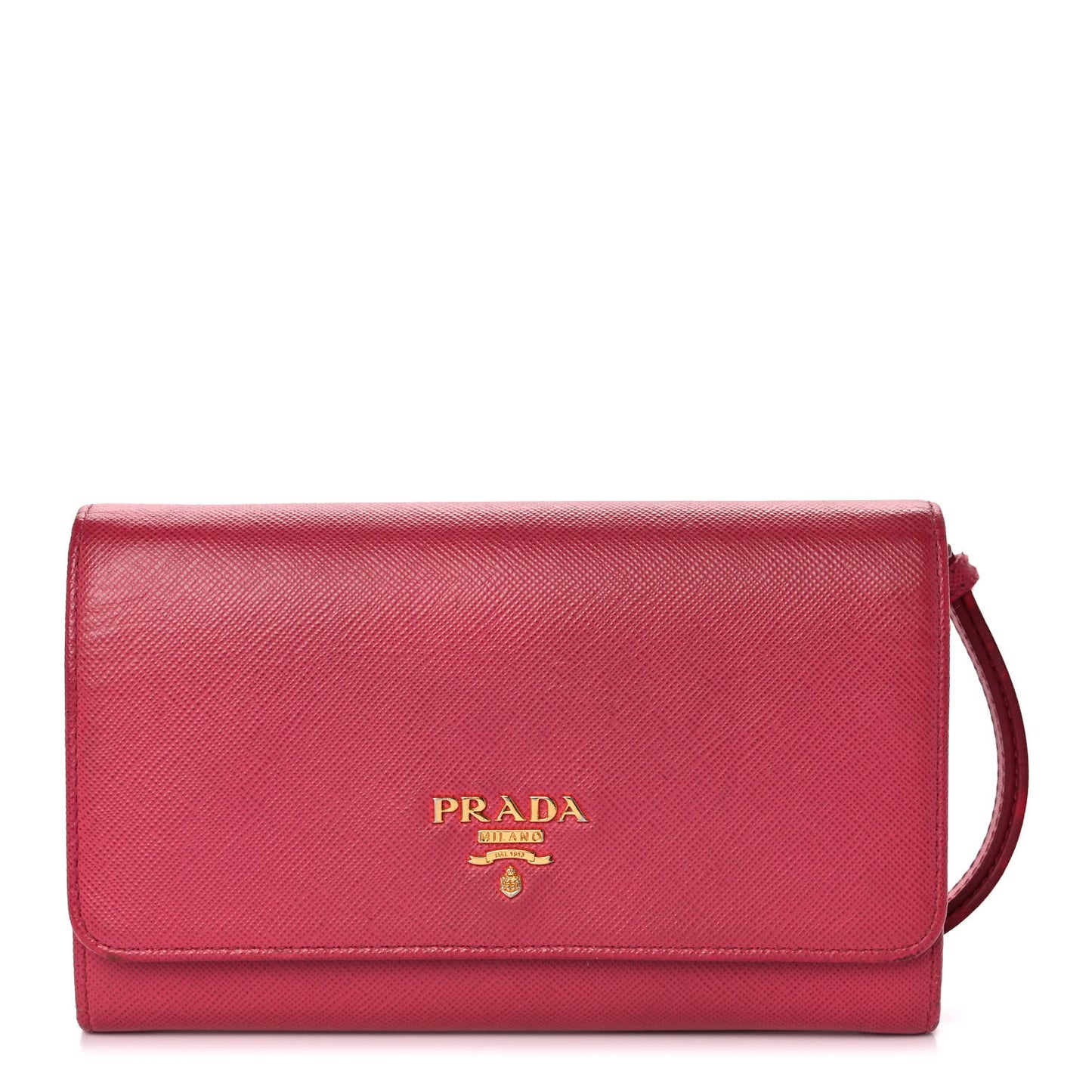 Saffiano Metal Wristlet Wallet
