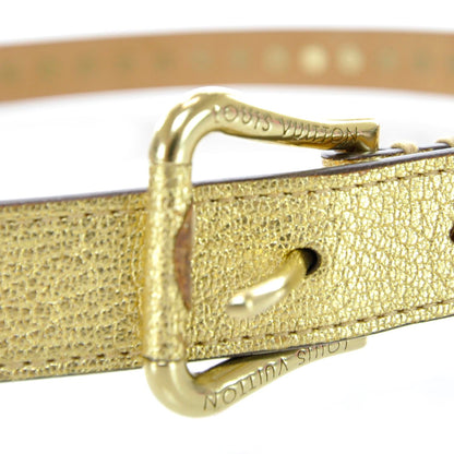 Louis Vuitton Leather Riveted Trunk Belt 90 36 7 of 8