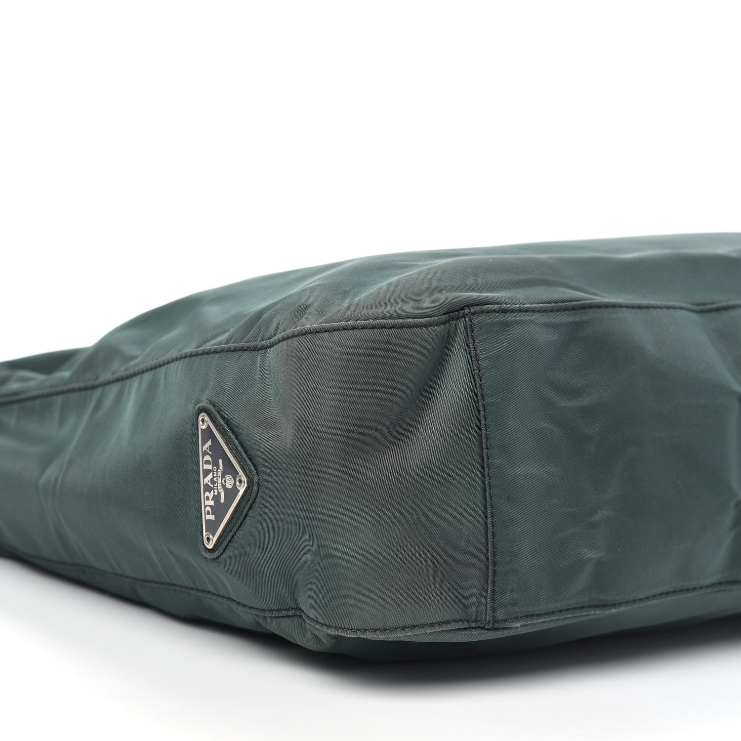 Prada Tessuto Nylon Tote Green 7 of 11