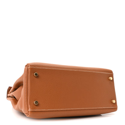 Hermes Togo Kelly Retourne 28 Gold 4 of 10