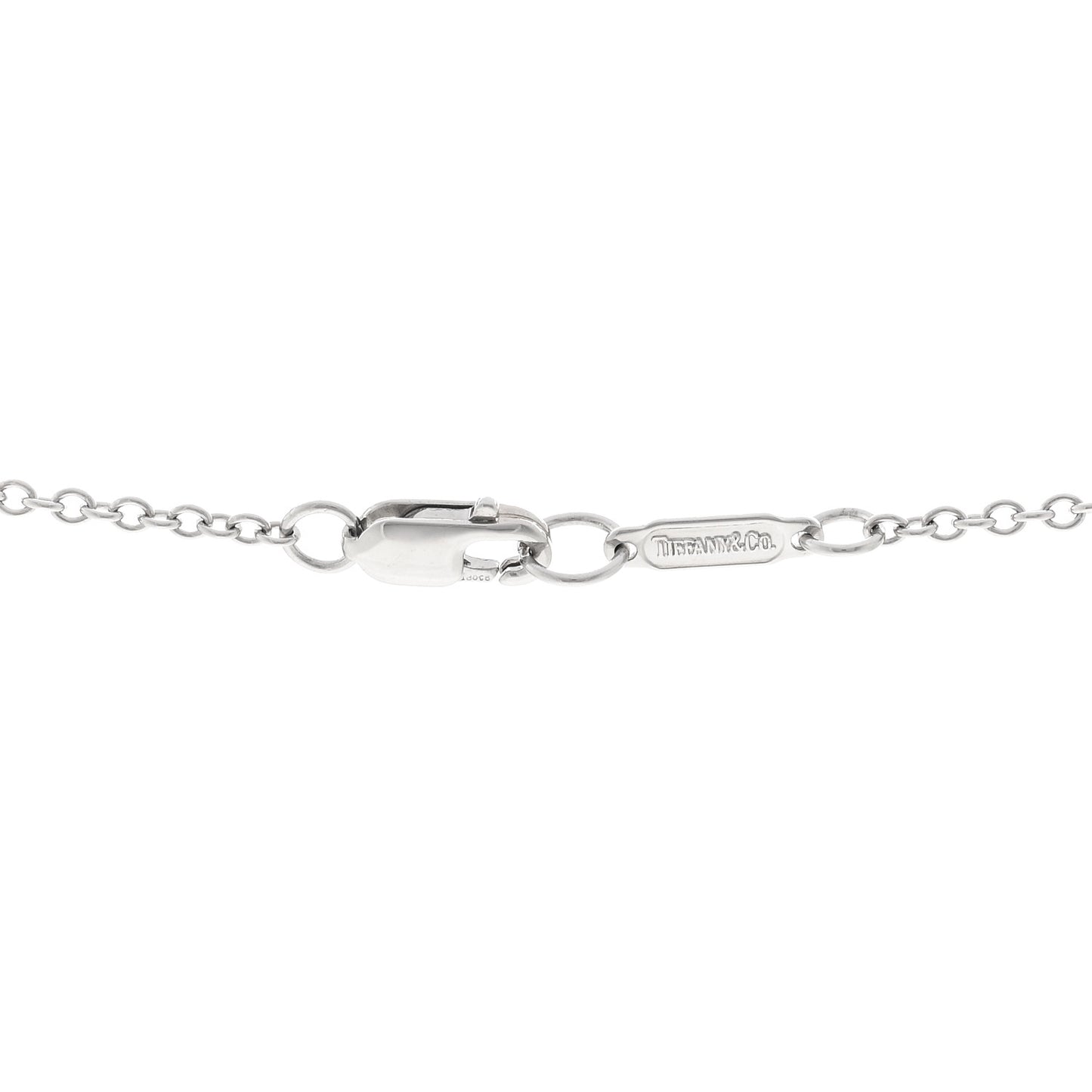 Platinum Diamond Swing Chandelier Pendant Necklace