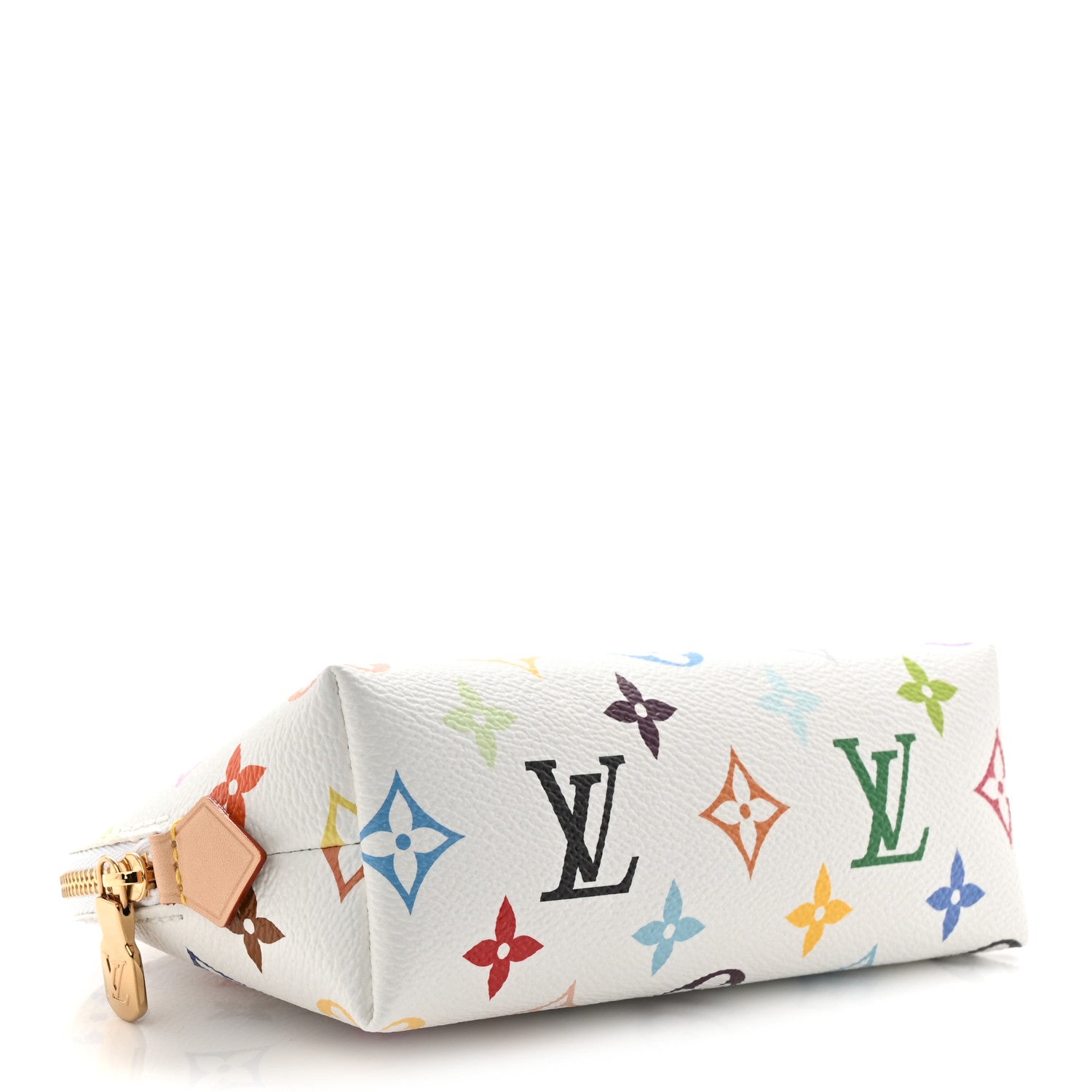 Louis Vuitton LV x TM Monogram Multicolor Cosmetic Pouch PM White 4 of 7