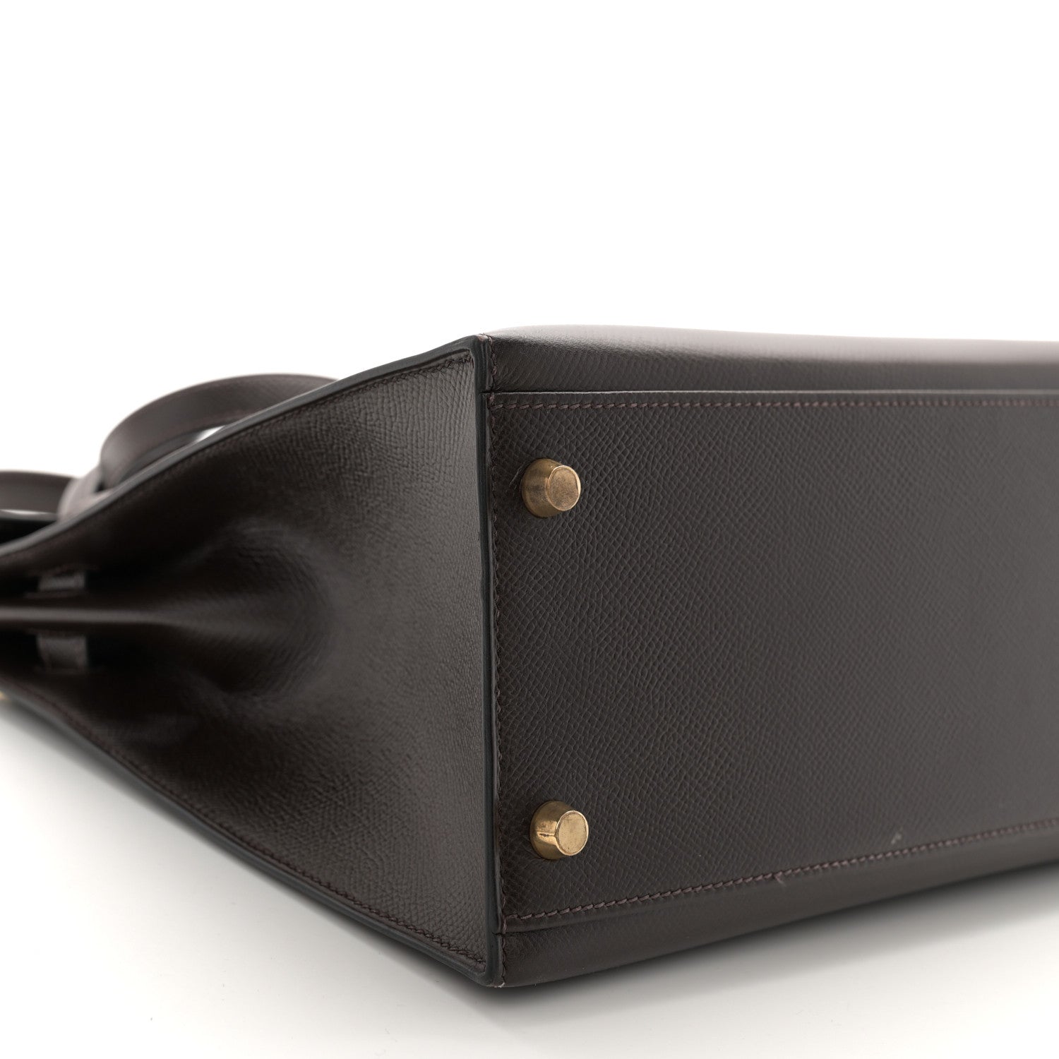 Hermes Epsom Kelly Sellier 32 Chocolate 9 of 23