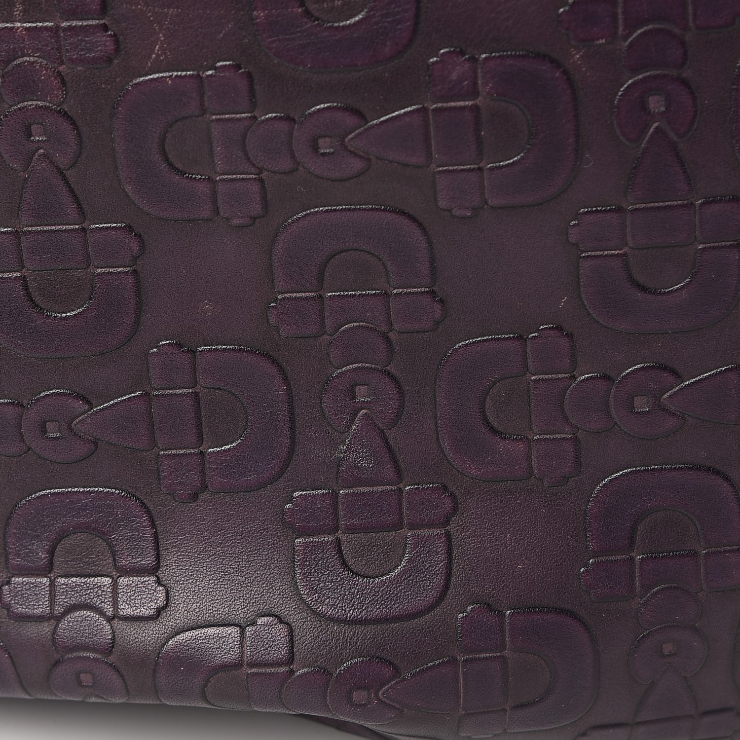 Gucci Calfskin Horsebit Embossed Glam Hobo Purple 9 of 16