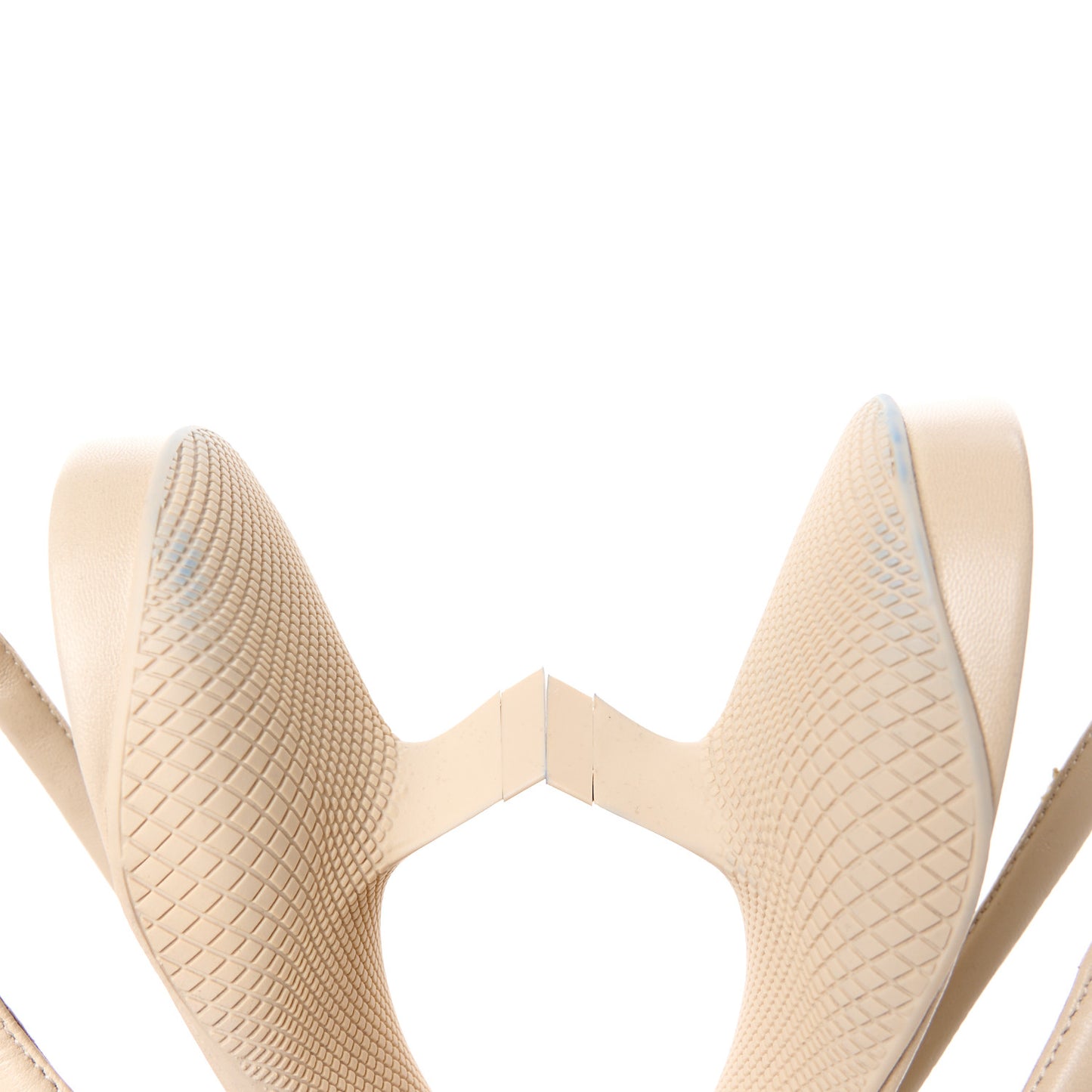 Spazzolato Triangle Logo Pointed Toe 45mm Slingback Pumps 36 Deserto