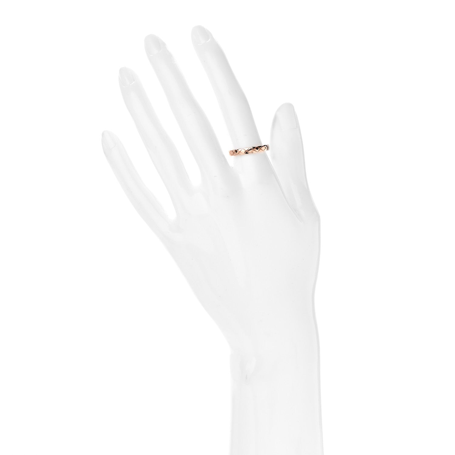 Chanel 18K Beige Gold Mini Coco Crush Ring 53 6.25 2 of 5