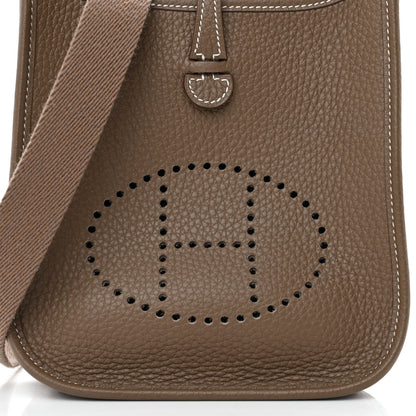 Hermes Taurillon Clemence Evelyne TPM Etoupe 8 of 14